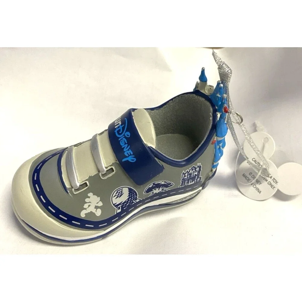 Run Disney 2018 Shoe Christmas Ornament Blue Walt Disney World Marathon Weekend